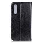 Beskyttende telefoncover til Samsung Galaxy A7 (2018) Nappa-tekstur Splitlæder Flip Folio Cover Stødsikker Telefonbeskytter med Standpung