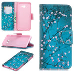 Pattern Printing PU Leather Flip Cover with [Wallet Stand] for Samsung Galaxy J4+ / J4 Prime