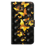 Pattern Printing Light Spot Decor Wallet Stand Leather Flip Mobile Phone Cover for Samsung Galaxy J4+