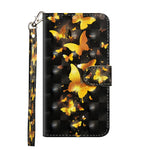 Pattern Printing Light Spot Decor Wallet Stand Leather Flip Mobile Phone Cover for Samsung Galaxy J4+