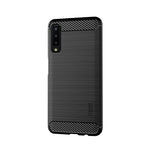 MOFI Carbon Fiber Texture Brushed TPU Back Case for Samsung Galaxy A7 (2018)