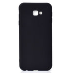 Ensfarvet blødt mat TPU cover til Samsung Galaxy J4+