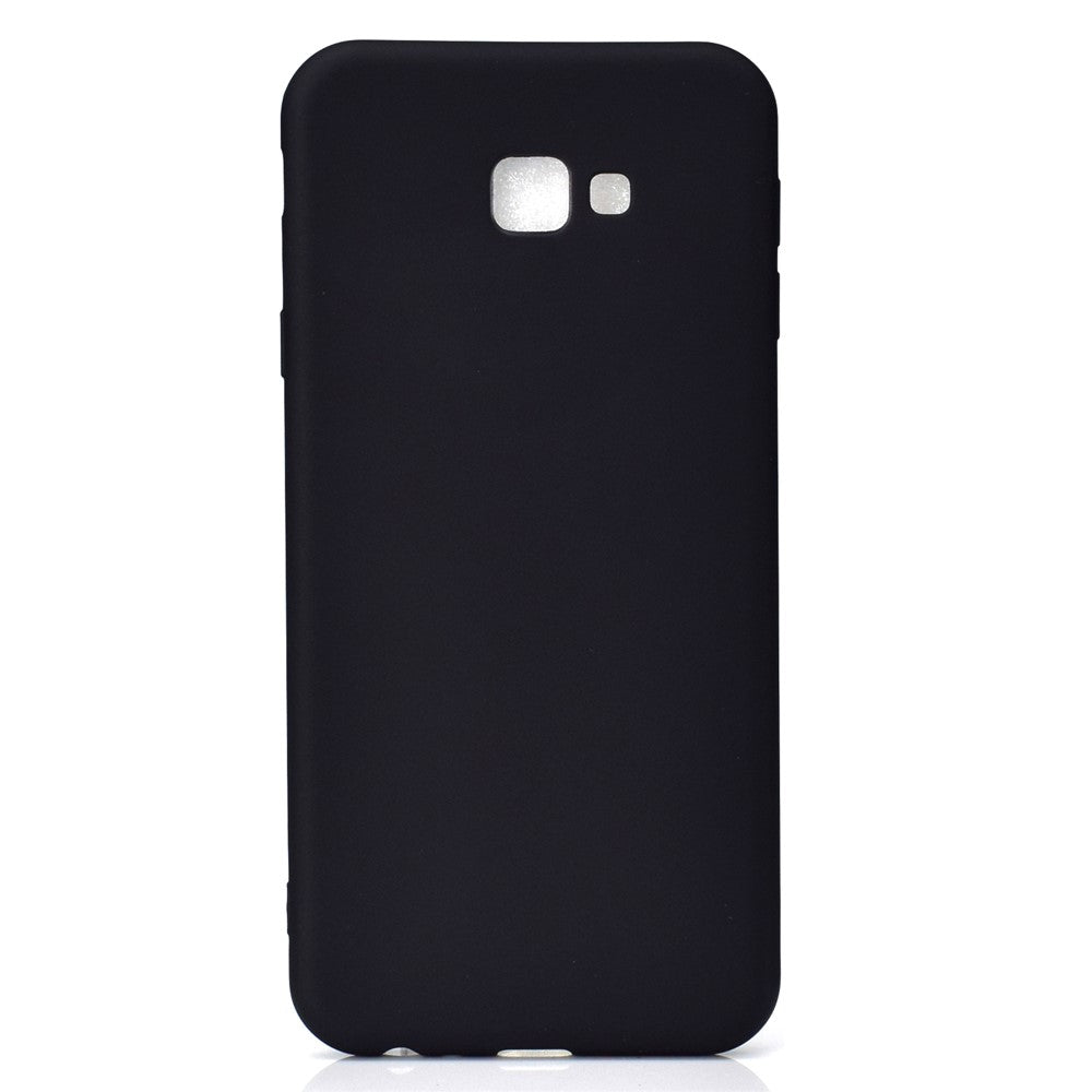 Ensfarvet blødt mat TPU cover til Samsung Galaxy J4+
