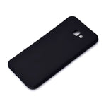 Ensfarvet blødt mat TPU cover til Samsung Galaxy J4+