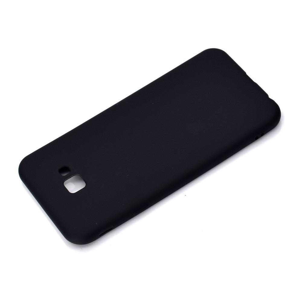 Ensfarvet blødt mat TPU cover til Samsung Galaxy J4+