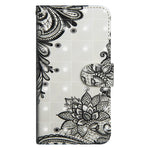 Pattern Printing Light Spot Decor Wallet Stand Leather Flip Cover for Samsung Galaxy A9 (2018) / A9 Star Pro / A9s