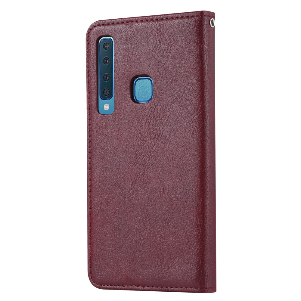 Självabsorberande mobilskal i PU-läder för Samsung Galaxy A9 (2018)/A9 Star Pro/A9s