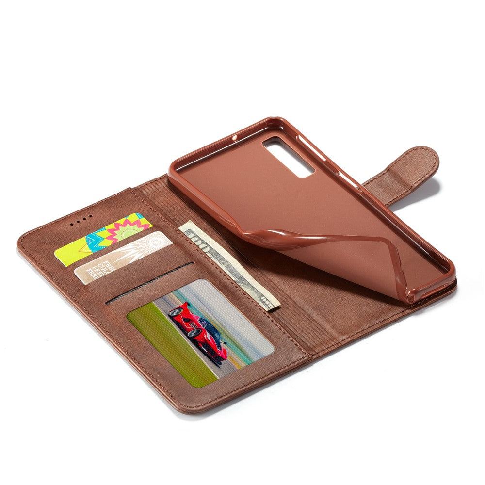 LC.IMEEKE Wallet Leather Stand Case Cover for Samsung Galaxy A7 (2018)