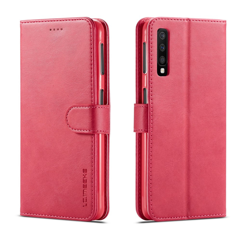 LC.IMEEKE Wallet Leather Stand Case Cover for Samsung Galaxy A7 (2018)