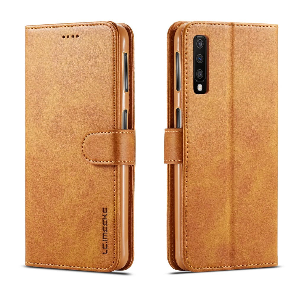 LC.IMEEKE Wallet Leather Stand Case Cover for Samsung Galaxy A7 (2018)