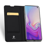 DUX DUCIS Skin Pro Series Card Storing Function Phone Leather Stand Cover for Samsung Galaxy S10
