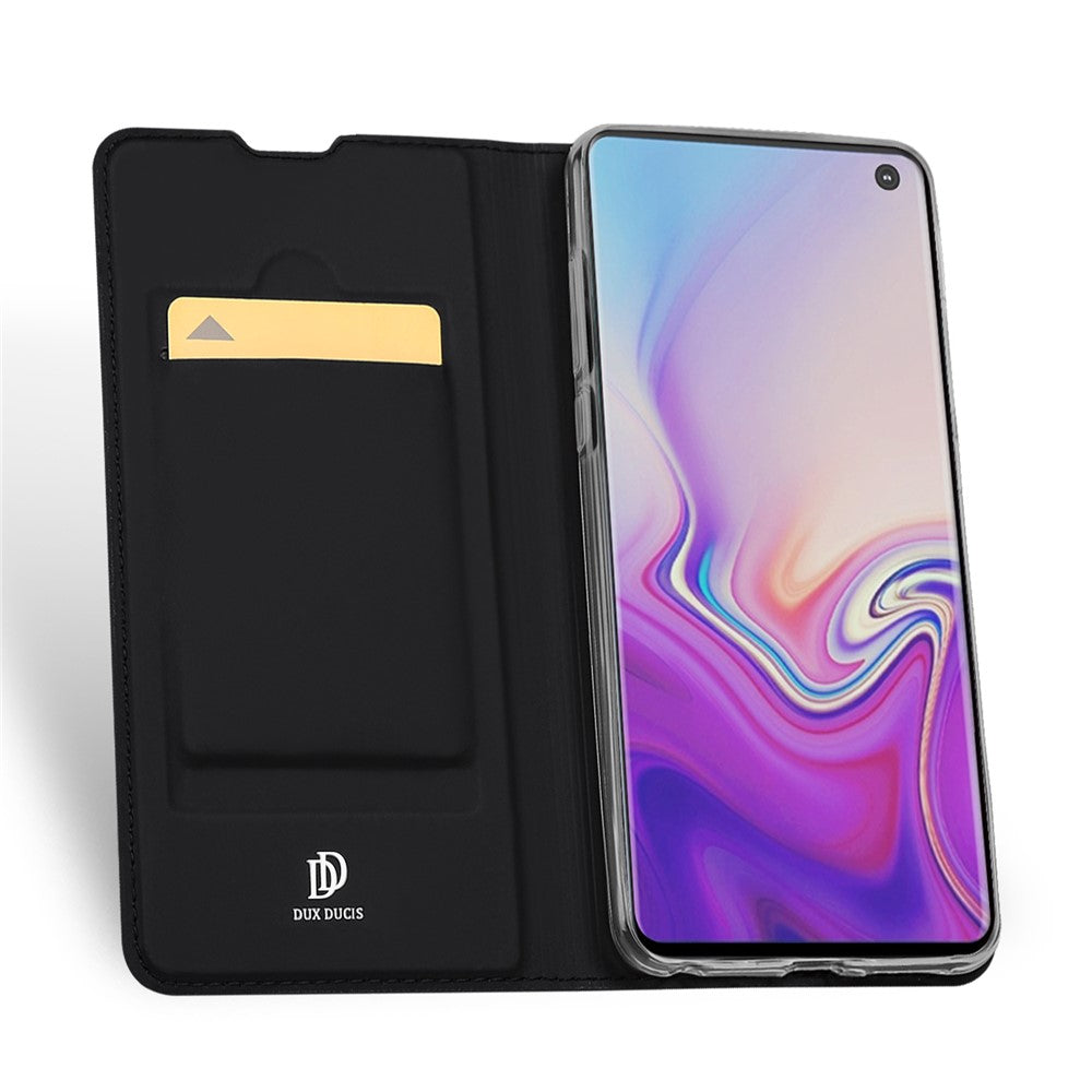 DUX DUCIS Skin Pro Series Card Storing Function Phone Leather Stand Cover for Samsung Galaxy S10
