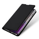 DUX DUCIS Skin Pro Series Card Storing Function Phone Leather Stand Cover for Samsung Galaxy S10
