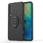 Cool Guard Ring Holder Kickstand PC TPU Hybrid Case for Samsung Galaxy A9 (2018) / A9 Star Pro / A9s