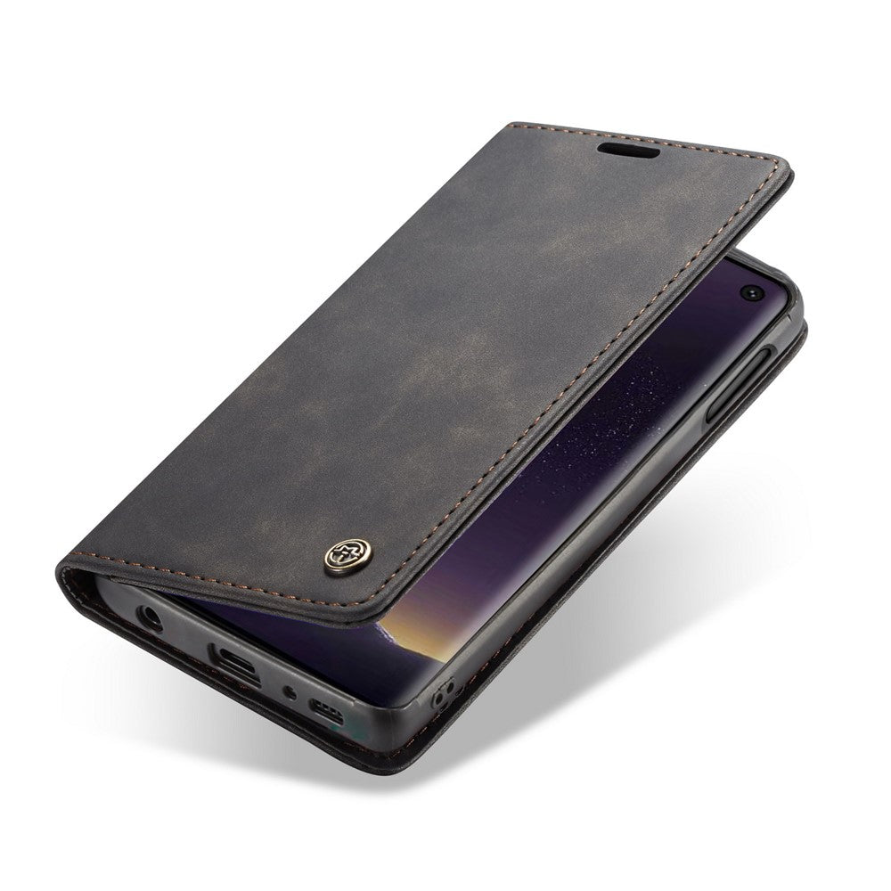 CASEME 013 Series for Samsung Galaxy S10e PU Leather Case [Auto-absorbed] [Wallet Stand]