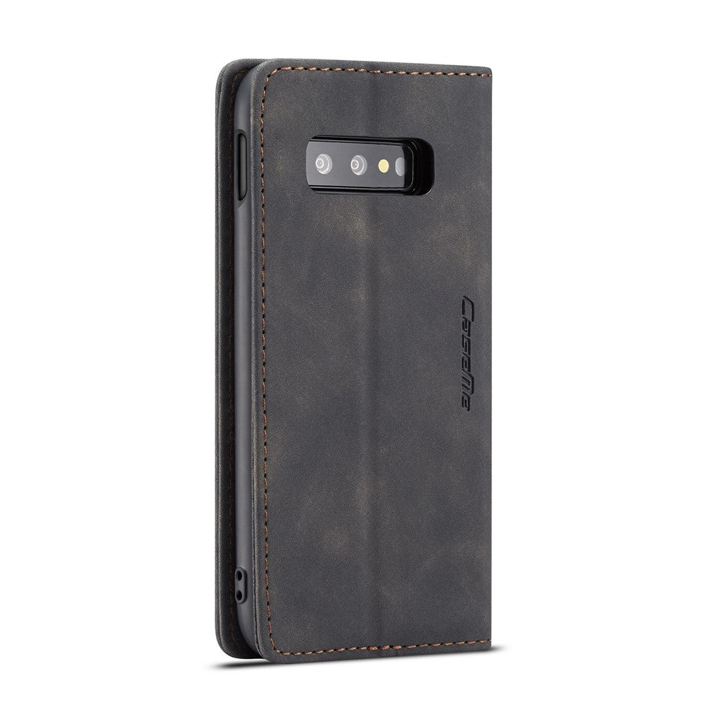 CASEME 013 Series for Samsung Galaxy S10e PU Leather Case [Auto-absorbed] [Wallet Stand]