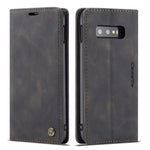 CASEME 013 Series for Samsung Galaxy S10e PU Leather Case [Auto-absorbed] [Wallet Stand]