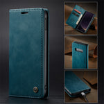 CASEME 013 Series for Samsung Galaxy S10e PU Leather Case [Auto-absorbed] [Wallet Stand]