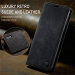 CASEME 013 Series PU Lædercover [Auto-absorberet] [Pungstativ] til Samsung Galaxy S10 Plus