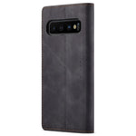 CASEME 013 Series PU Lædercover [Auto-absorberet] [Pungstativ] til Samsung Galaxy S10 Plus