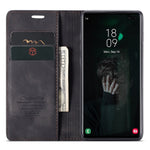CASEME 013 Series PU Lædercover [Auto-absorberet] [Pungstativ] til Samsung Galaxy S10 Plus