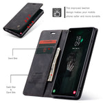 CASEME 013 Series PU Lædercover [Auto-absorberet] [Pungstativ] til Samsung Galaxy S10 Plus