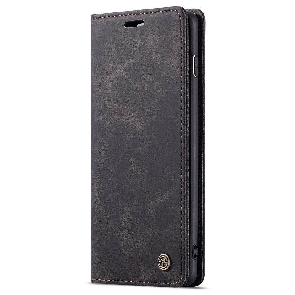 CASEME 013-serien til Samsung Galaxy S10 PU-læderetui [Automatisk absorberende] [Kortholder og støttefod]