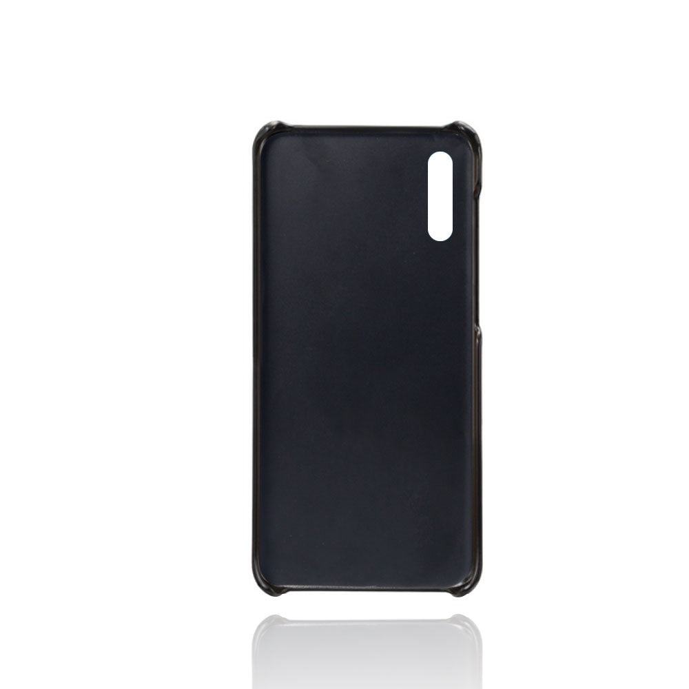 Dual Card Slots PU Leather Coated PC Mobile Phone Shell for Samsung Galaxy A50 / A50s / A30s