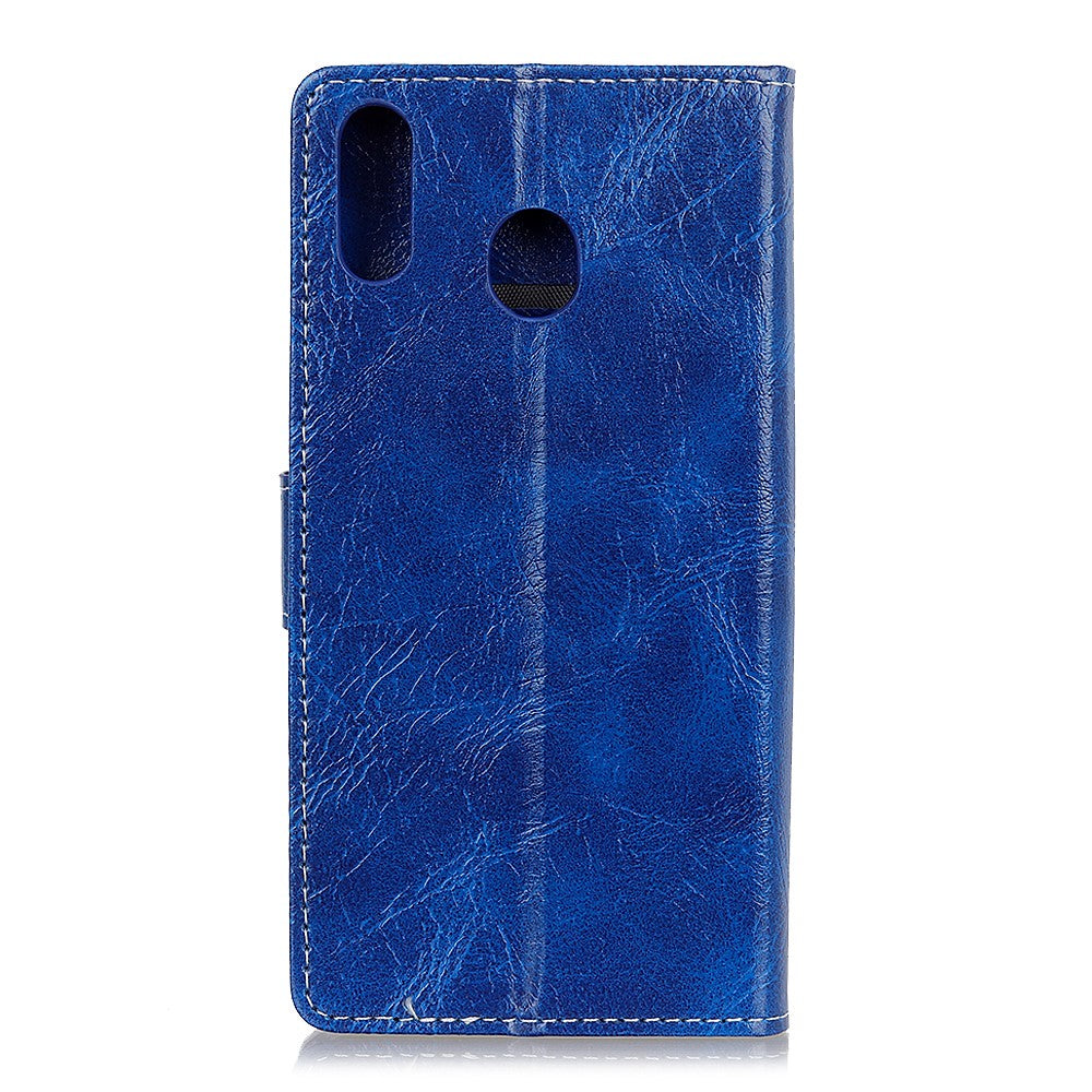 Crazy Horse Leather Wallet Case for Samsung Galaxy A40
