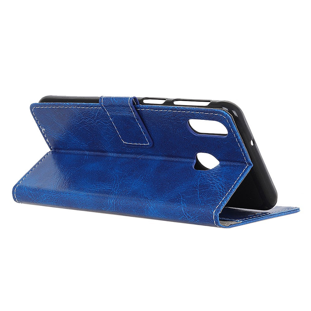 Crazy Horse Leather Wallet Case for Samsung Galaxy A40