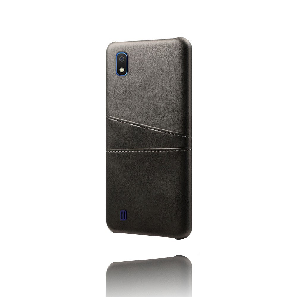 PU-läderbelagt PC-skal med [dubbla kortplatser] för Samsung Galaxy A10
