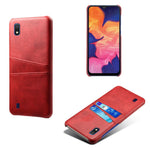PU-läderbelagt PC-skal med [dubbla kortplatser] för Samsung Galaxy A10