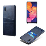 PU-läderbelagt PC-skal med [dubbla kortplatser] för Samsung Galaxy A10