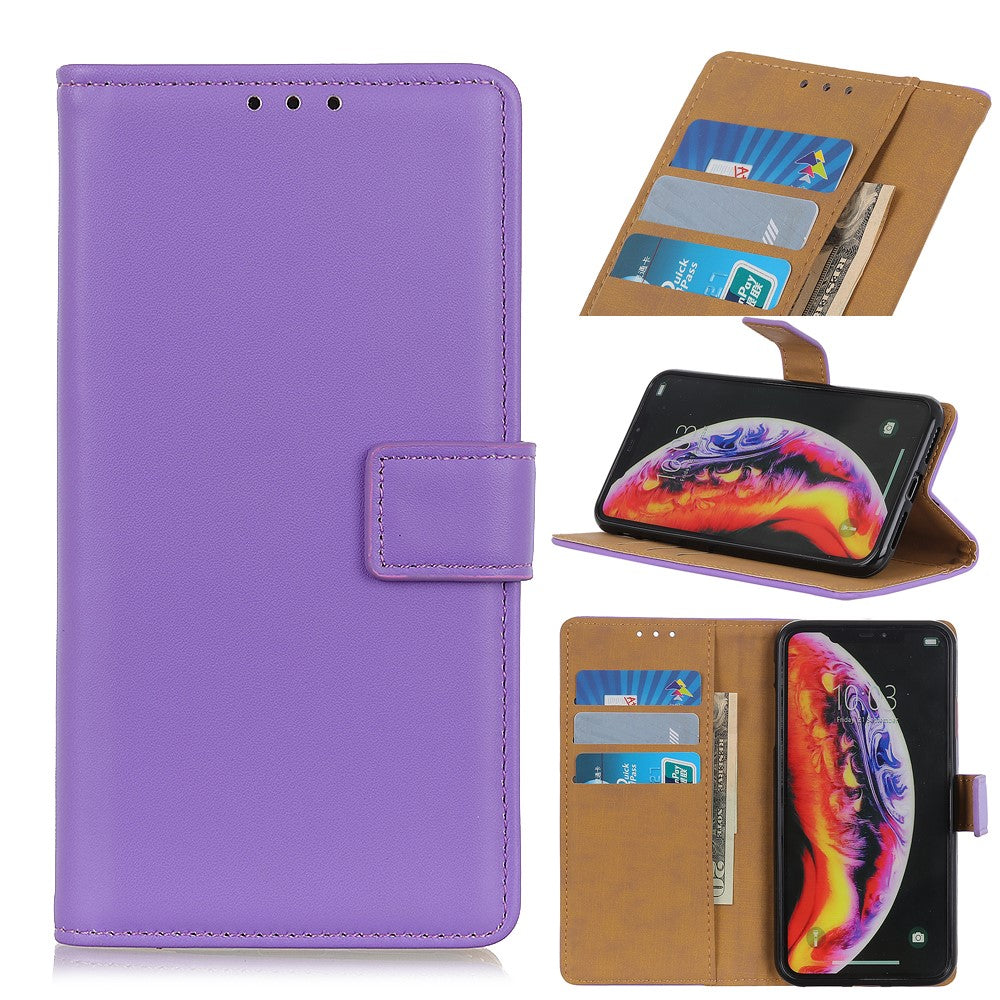 Plånboksfodral i läder för Samsung Galaxy A10