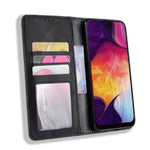 Pungcover i PU-læder i vintagestil til Samsung Galaxy A50 / A50s / A30s