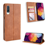 Pungcover i PU-læder i vintagestil til Samsung Galaxy A50 / A50s / A30s