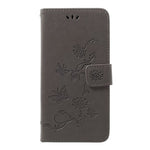 Imprint Butterfly Flowers Leather Wallet Stand Case for Samsung Galaxy A50 / A50s / A30s