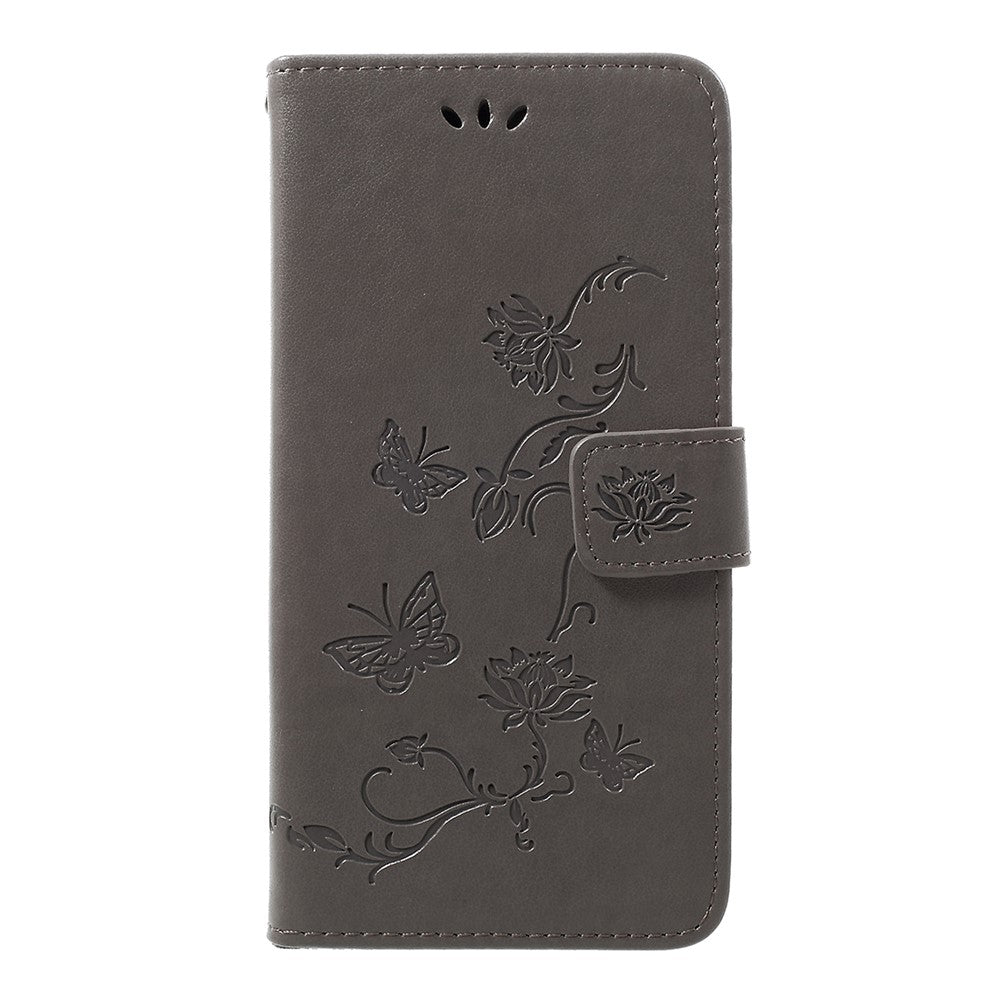 Imprint Butterfly Flowers Leather Wallet Stand Case for Samsung Galaxy A50 / A50s / A30s