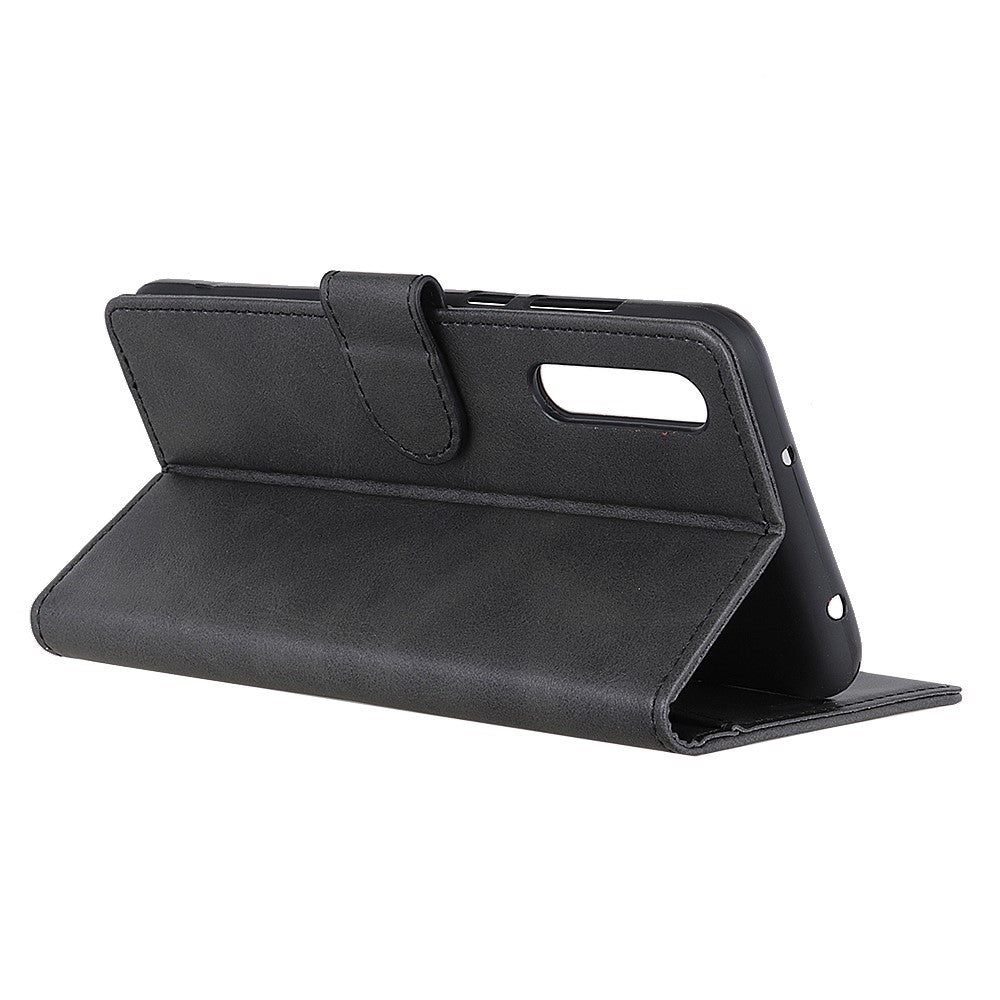 Mat mat læderpung-etui med stander til Samsung Galaxy A50 / A50s / A30s