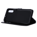 Præg sommerfugleblomst læderpung etui til Samsung Galaxy A50 / A50s / A30s