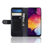 For Samsung Galaxy A50 / A50s / A30s Phone Cases Genuine Split Leather Wallet Mobile Cover Stand