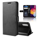 Crazy Horse Tekstur Magnetisk Stand Læder Telefoncover til Samsung Galaxy A50 / A50s / A30s