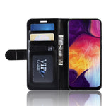 Crazy Horse Tekstur Magnetisk Stand Læder Telefoncover til Samsung Galaxy A50 / A50s / A30s