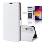 Crazy Horse Tekstur Magnetisk Stand Læder Telefoncover til Samsung Galaxy A50 / A50s / A30s