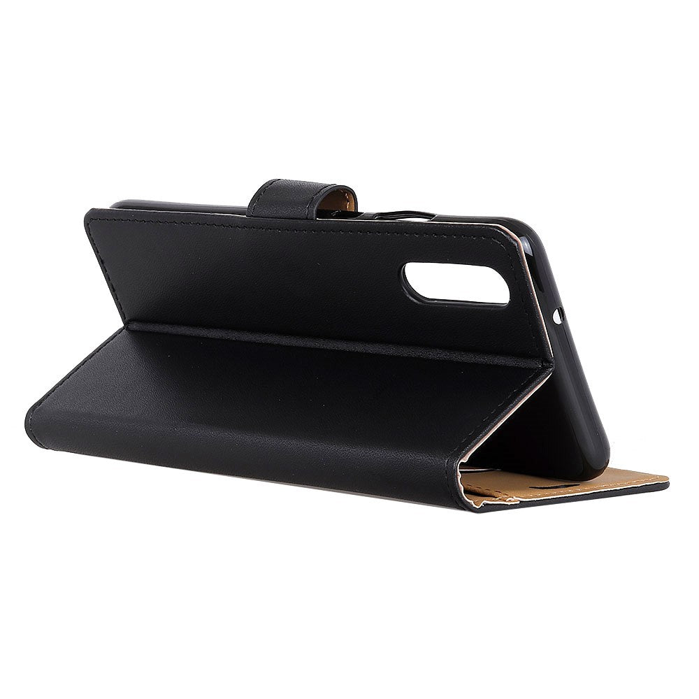 Pungstativ Flip Magnetisk PU Læder Telefoncover til Samsung Galaxy A70