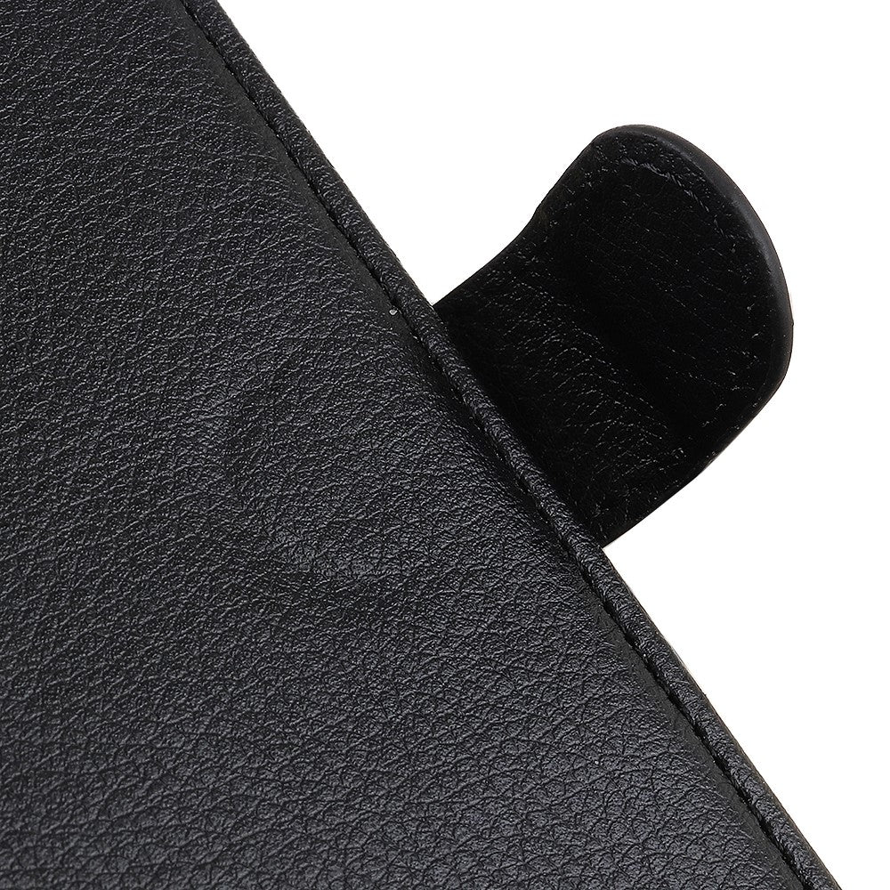 Litchi Skin Pung Læder Stand Etui til Samsung Galaxy A70