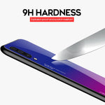 [Gradient Color] Glas + TPU + PC Telefoncovertilbehør til Samsung Galaxy A50 / A50s / A30s