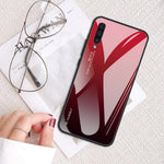[Gradient Color] Glas + TPU + PC Telefoncovertilbehør til Samsung Galaxy A50 / A50s / A30s