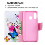 Pattern Printing Leather Wallet Case for Samsung Galaxy A40