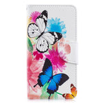 Pattern Printing Leather Wallet Case for Samsung Galaxy A40